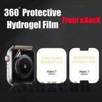 2-6 Sets 360 Protective Hydrogel Film for Apple Watch S8 49mm S7 45mm 41mm 38mm 42mm 40mm 44mm Back Film for iwatch 7 6 5 4 3 2 Wires  Leads Adapters