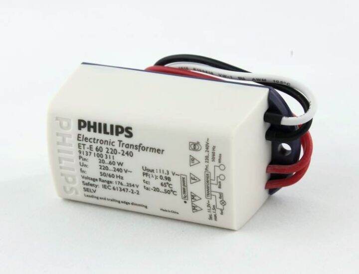 Philips ET-E 60 220-240V Electronic Transformer (for Halogen Bulbs ...