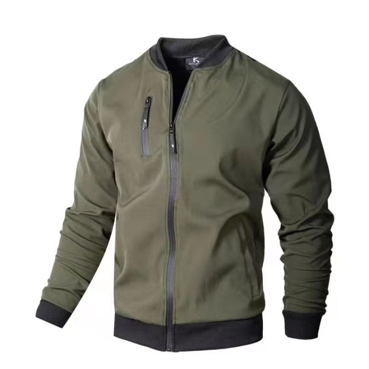 bomber plain jacket no hood with zipper 2015 | Lazada PH