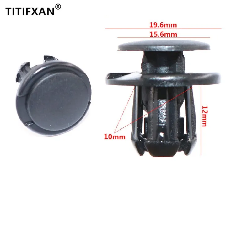 10mm hole car engine under guard floor plate plastic fastener clip for