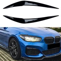 For -BMW 1 Series F20 Late 118I 120I 2015-2019 Front Headlight Lamp Cover Strip Eyebrow Trim Sticker