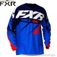 【hot】✾❃☋  Mens Downhill Jerseys Mountain MTB Shirts Offroad Motorcycle Jersey Sportwear Clothing 2023 mtb FXR