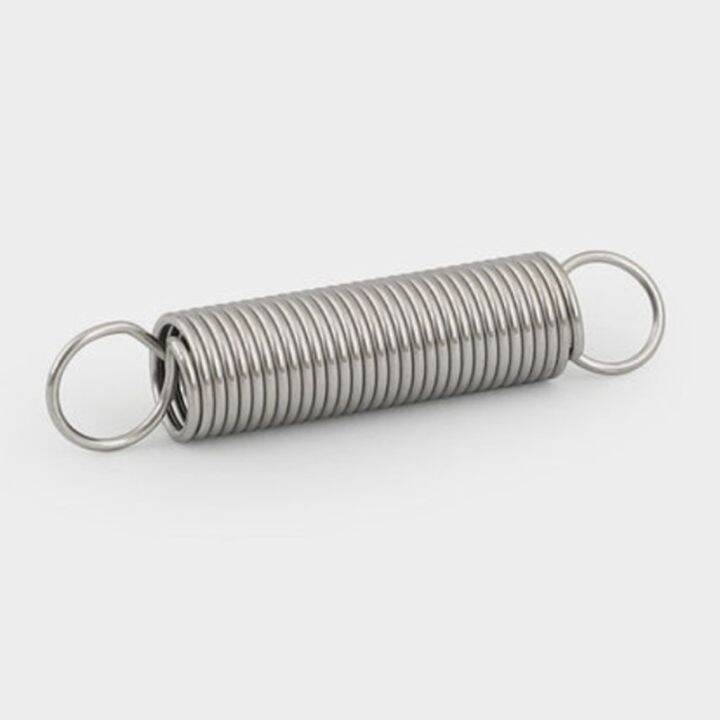 10pcs-wire-dia-0-3mm-0-4mm-0-5mm-tension-spring-stainless-steel-extension-spring-with-hook-length-10mm-to-60mm-electrical-connectors