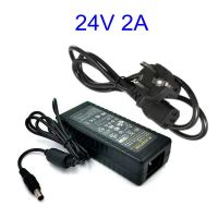 ☫☢2023ใหม่... 24V 2A AC DC ที่ชาร์จอะแดปเตอร์สำหรับ Logitech พวงมาลัยบังคับเกม G27 G25 G940 APD DA-42H24 ADP-18L แหล่งจ่ายไฟสาย