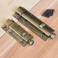 ☫┋▼ latch bronze zinc alloy automatic door bolt window lock bathroom anti-lock cabinet pin hardware