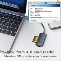 พิมพ์ C เพื่อ Sd/Tf อ่านการ์ดความจำตัวแยก Usb หลายพอร์ตสำหรับอะแดปเตอร์ฮับ Usb Usb 3.0อะแดปเตอร์ Otg เครื่องอ่านการ์ด4.0