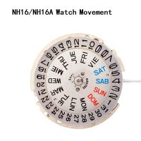 NH16 NH16A Double-Calendar Three-Pin Automatic Mechanical High-Precision Movement Watch Movement Replacement Watch Movement