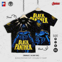 [ราคาถูกส่งฟรี?] เสื้อยืด OVP Black Panther แบล็คแพนเธอร์ ทรงโอเวอร์ไซส์ สกรีนลายทั้งตัว ลิขสิทธิ์แท้ มาร์เวล N-OVP-554 [M,L,XL,2XL] เสื้อ marvel แท้