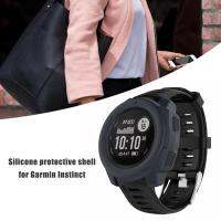 เคสป้องกันซิลิโคนน้ำหนักเบาสำหรับ Garmin Instinct นาฬิกากีฬาอัจฉริยะ