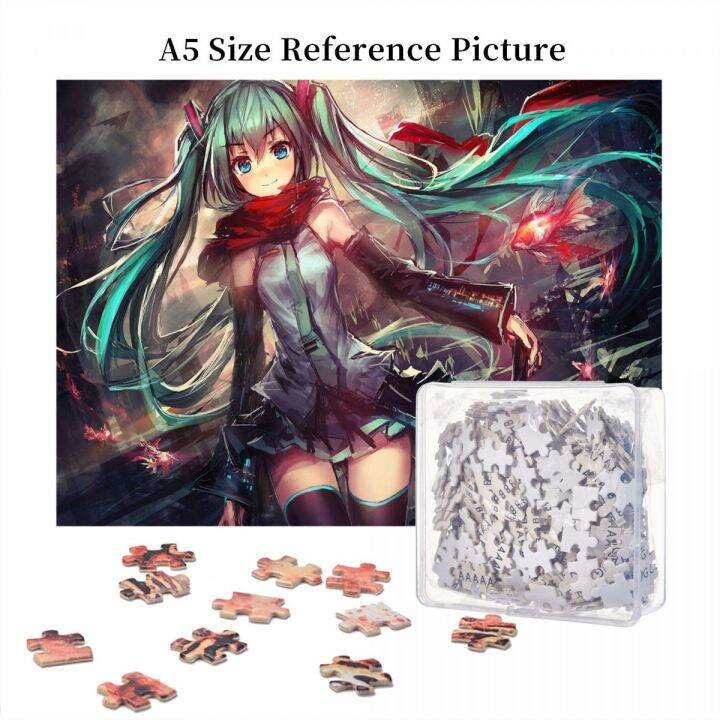 Anime Girl Vocaloid Hatsune Miku Wooden Jigsaw Puzzle 500 Pieces