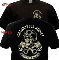 【Mens clothing】 คนติดยามอเตอร์ไซค์เสื้อยืดนักขี่ช็อปเปอร์ของ Bobber Motard Motorrad ฤดูร้อนแขนสั้นพิมพ์เพิ่มขนาดผู้ชายเสื้อยืดฤดูร้อน