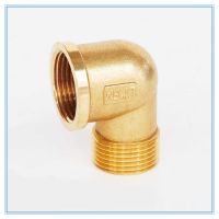 90 Deg Brass Elbow Pipe Fitting Connector Coupler Female X Male Thread for Water Fuel Copper 1/8; 1/4; 3/8; 1/2