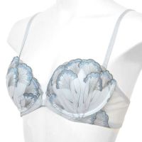 Annebra บราเสริมทรง ตะขอหน้า มีโครง เสริมฟองน้ำ Front Closer Mold Bra Bloom Up รุ่น AB1-564 สี Silver