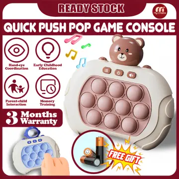 Early Education Game Console Pop it Fidget Toy Fast Push Game