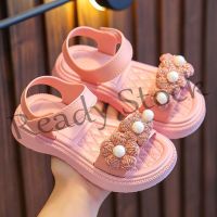 【hot sale】  B35 Girls Sandals Summer Princess Shoes with Pearls Childrens Shoes Kids Sandals Selipar GadisTH