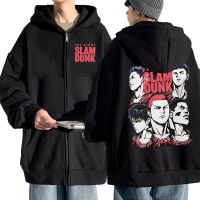 AnimeThe First Slam Dunk Zipper Hoodie Shohoku Basket Ball Team Sakuragi Hanamichi Zip Up Hoodies Punk Pocket Men Coats Size XS-4XL