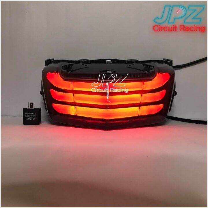 Jpa Striped Led Tail Light Assembly For Yamaha Nmax V Led Integrated Brake Light Lazada Ph