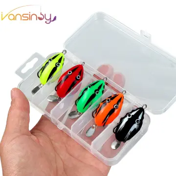 4Pcs/Box Soft Frog Fishing Lures Double Hooks 6G 9G 13G Top Water