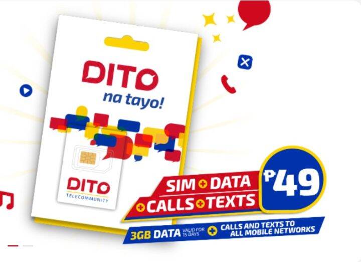 5G DITO SIM CARD WITH 3GB DATA | Lazada PH