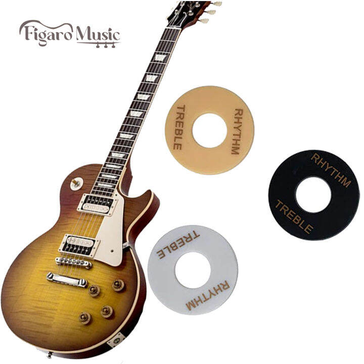 Selector De Guitarra Selettore 3 Vie Per Chitarra Les Paul - Interruttore Ritmo/treble, Crema, Compatibile Epiphone Anello Interruttore Crema Les Paul - Foto 4