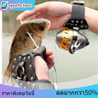 Shoot Fish Gloves PU เหล็ก handguard ยิงปลายามสายรัดข้อมือ Shooter สายรัดข้อมือ