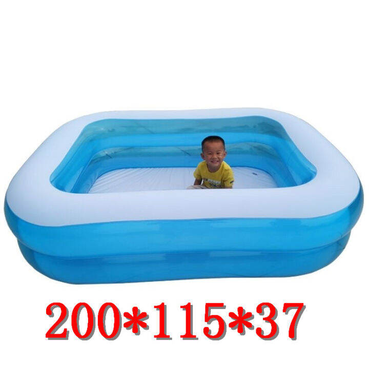Bestway Inflatable Pool Kiddie Pool Rectangular Swimming Pool Kids Size ...