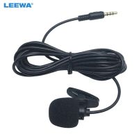 LEEWA Car GPS Microphone Kit with Clip Mount for Car Interior Handsfree Calls with 3.5mm Jack and 3M Cable CA2275