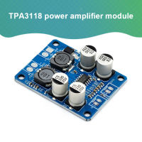 บอร์ดเครื่องขยายเสียงดิจิทัล PBTL 60W TPA3118 DC8-24V ของแท้โมดูลแอมป์ชิป1X60W 4-8โอห์มเปลี่ยน TPA3110สำหรับ Arduino ใช้ได้ทุกวัน