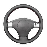 Black Artificial Leather Hand-stitched No-slip Car Steering Wheel Cover for Chevrolet Corvette 2006 2007 2008 2009 2010 2011