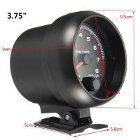 kangsiwen 3.75 Universal Car TACHOMETER tacho เครื่องวัด LED SHIFT Light 0-8000 rpm