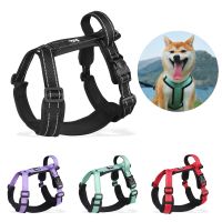 No Pull Dog Vest Harness With Handle For Small Large Dogs Nylon Outdoor Travel Reflective Dachshund Beagle Pug Pet Accessories