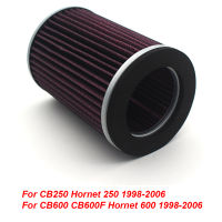 สำหรับฮอนด้า CB250 CB600 CB600F แตน250 600 1998-2006รถจักรยานยนต์กรองอากาศทำความสะอาดไหลสูงผ้าไม่ทอกรองอากาศ