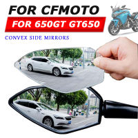 Untuk กระจกกระจกมองหลังมุมกว้าง650GT CFMOTO GT650 GT 650 GT Aksesori Motosikal มุมมองกระจกด้านข้างนูน Meningkatkan Visi