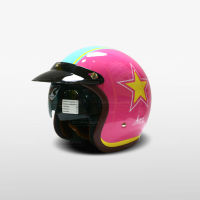 หมวกกันน็อค RIDER รุ่น VINTAGE SPEED VINTAGE PINK (GLOSSY)