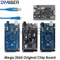 MEGA2560 MEGA 2560 R3 (ATmega2560-16AU CH340G) บอร์ดพัฒนาบอร์ด AVR USB MEGA2560 สําหรับ arduino