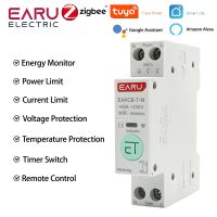 TUYA WiFi Zigbee Smart Circuit Breaker Over Current Under Voltage Protection Power Metering 1-63A Wireless Remote Control Switch