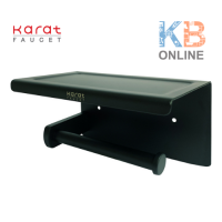 KARAT FAUCET KB-16-312-55 ที่ใส่กระดาษพร้อมที่วางของ (สีดำ) รุ่น ONYX