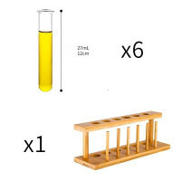 6 Piece Lot Test Tube Cocktail Glass Set With Free Rack Stand Bar KTV Night Club Home Party Shot Glasses Tipsy Holder Wine Cup