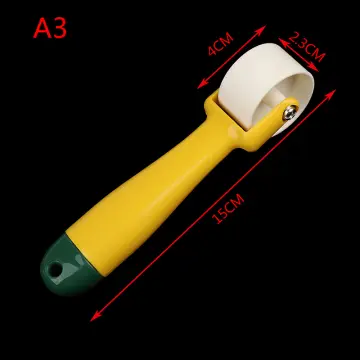 Quilting Seam Roller, Sewing Seam Roller Wallpaper Roller with Easy to Grip  Handle for Quilting, Sewing, Print, Ink, Wallpaper, Home Decoration (2