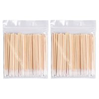 ✈﹉ Cotton Swab Eyelash Cleaning Rods Disposable Swabs Cuspidal Makeup Supply Tattooing