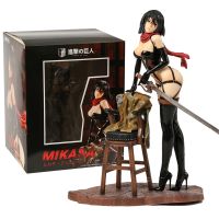 Attack on Titan PVC Action Figures Mikasa Ackerman Underwear Ver Collectible Toy Decorative Model Doll