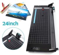 เครื่องตัดกระดาษ  ขนาด61cm 24Inch(61cm) Manual Precision Rotary Paper Trimmer, Sharp Photo Paper Cutter