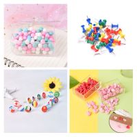 Heart shape 16/50/80/150pcs Plastic Cork Board Safety Colored Push Pins Thumbtack Office School Accessories Supplies Map Tacks Clips Pins Tacks