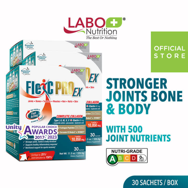 [3 Boxes] LABO Nutrition FlexC PRO EX Better than Glucosamine