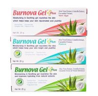 Burnova gel plus 25/70กรัม เจลใสว่านหางจระเข้ บำรุงผิว