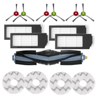 สำหรับ deebot X1 OMNI เทอร์โบอุปกรณ์เสริมเครื่องดูดฝุ่นหลักแปรง HEPA กรองซับผ้าชิ้นส่วน