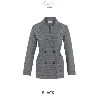 SS22 Light Blazer แจ๊คเก็ตแขนยาว แบบ Double Breasted Blazer JK-L220506