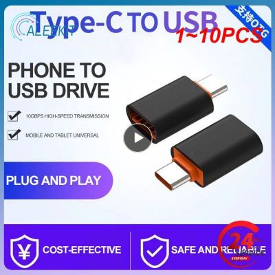 1 10PCS Olaf 10A OTG USB 3.0 To Type C Adapter TypeC Female to USB Male Converter Fast Charging Data Transfer For Macbook