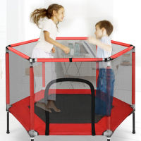 ?ขายร้อน?Trampoline แทรมโพลีน 4F สีแดง Red ชมาด140cm X 122cmแทรมโพลีน กระโดด สปริงบอร์ดออกกำลัง Trampoline Jump แทรมโพลีนเด็ก