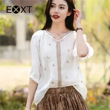 Shop Korean Cotton Blouse For Women online